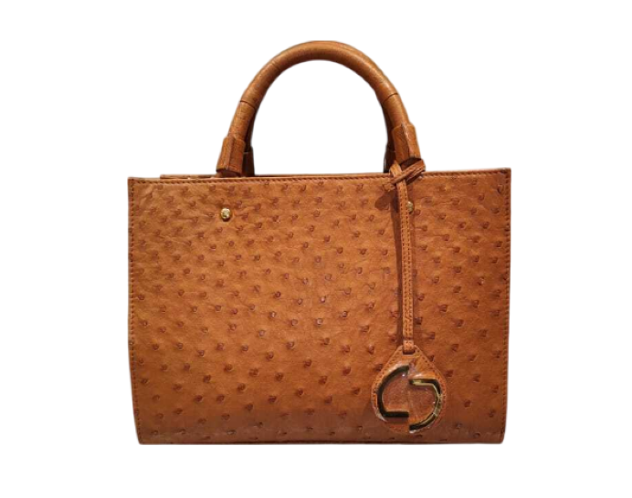 Toni Tote Handbag Ostrich 3202